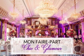Faire-part de mariage sur le thème Chic & Glamour